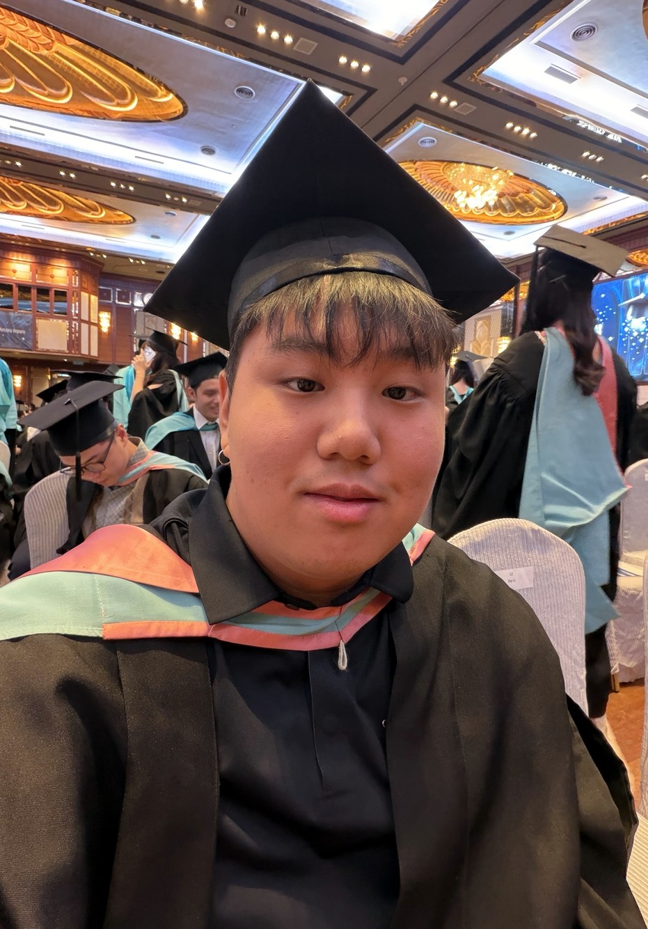 Rain Lee Lin Jun at graduation
